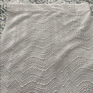 Peri Home textured white curtain